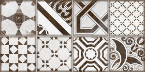 TWU2550BOH17 плитка облицовочная рельефная Бохо / Boho 249*500 (9 шт в уп/63.897 м в пал)