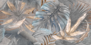 Багамы Флористика Тёмный / Bahamas Floristry Dark D120240G Керамогранит мат.граниль 1200*600